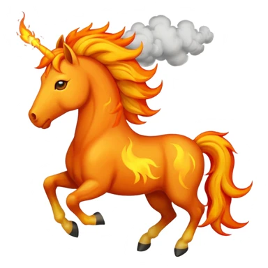 fire horse emoji to push notification . more fire on the horse sticker