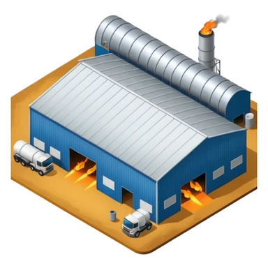 hangar, many fuel warehouse sticker