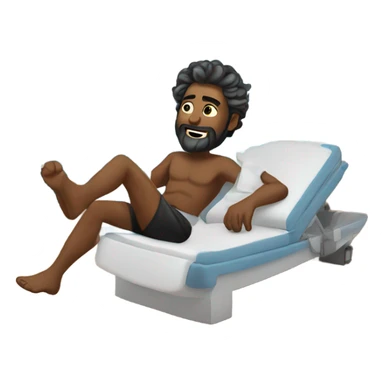 Zeus relaxing on a cruise ship sticker