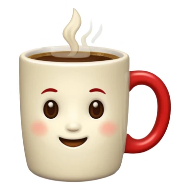 Christmas vanilla coffee sticker