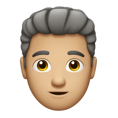 cara de manos con dedo en medio sticker