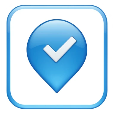 Generate a instagram verified blue tick emoji  sticker