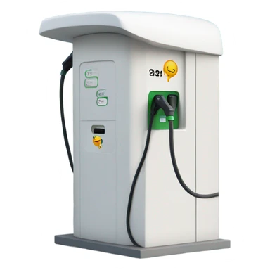 single charging station sticker