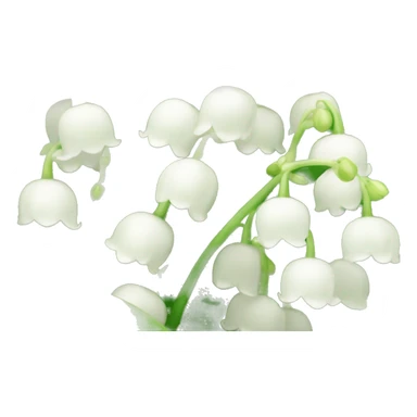 Lily of the valley sticker