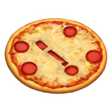 bandaid on pizza sticker
