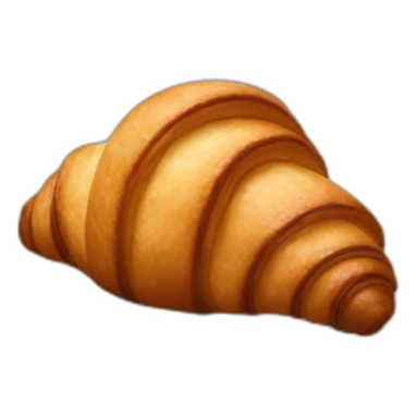 Croissant with chocolate  sticker