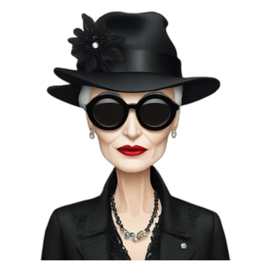 Diane Pernet sticker