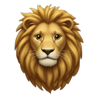 Tortu sur lion sticker