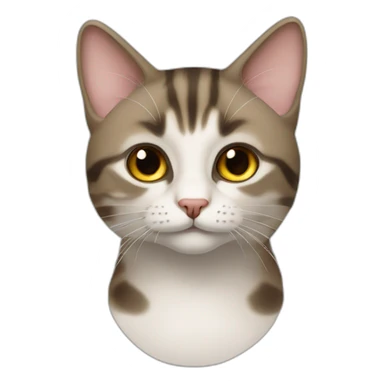 kızgın ve üzgün kedi sticker