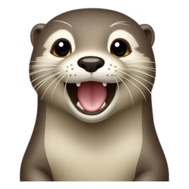 loutre sur toutue sticker