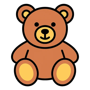 teddy bear sticker