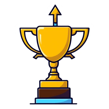 motivational trophy sticker