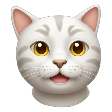 cat sweating a lot sticker