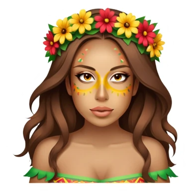 Flower-Crowned Dancer sticker
