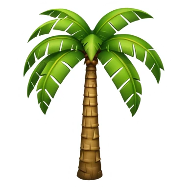 Iphone palm tree emoji  sticker