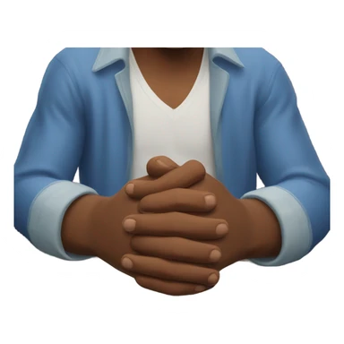 Spider-Man hands in prayer form sticker