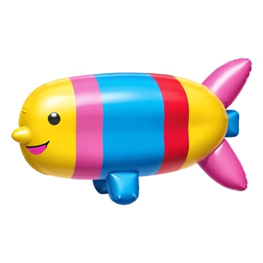   jeff koons style inflatable abstract art SPAM sculpture  sticker