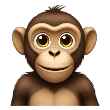 b-day monkey sticker