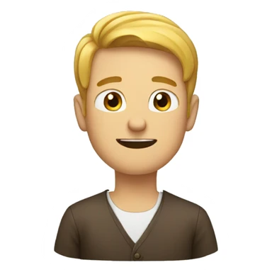 a man that counts his fingers sticker