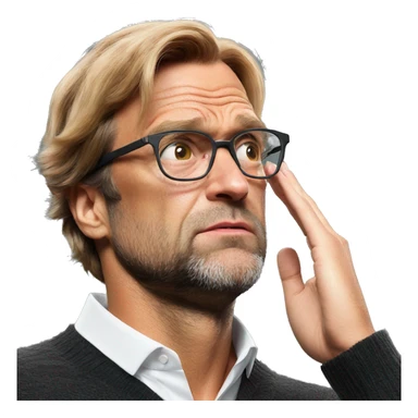 Klopp facepalm sticker