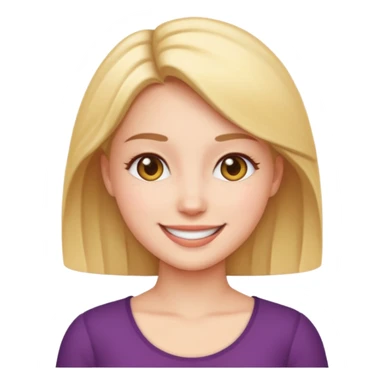 half body women emoji, upper body, waist up, centered, clean background, cute emoji style, high quality sticker