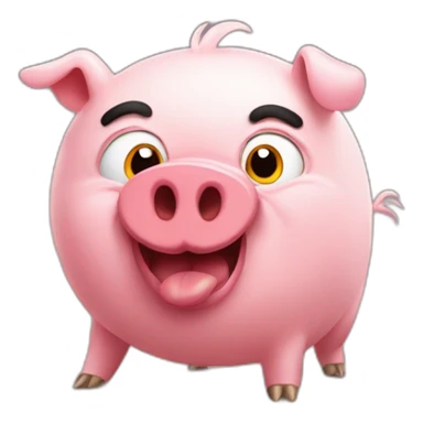 angry bird pig sticker