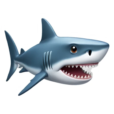 shark with cap sticker