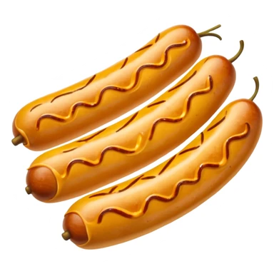 mustard sausage  sticker