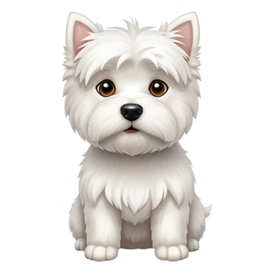 West highland terrier dog sticker