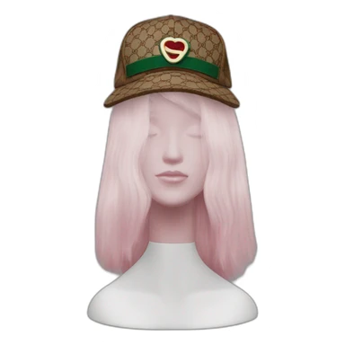 capital bra with gucci cap sticker