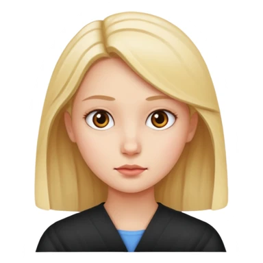 Girl judging someone sticker