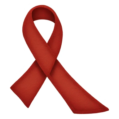 HIV awareness ribbon sticker
