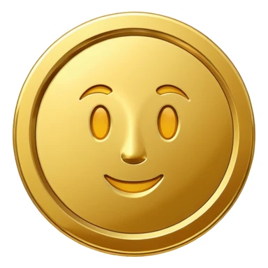 gold coin sticker