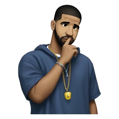 rapper drake sad sticker