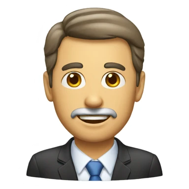 boss with employees  sticker