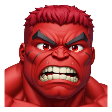 red hulk sticker