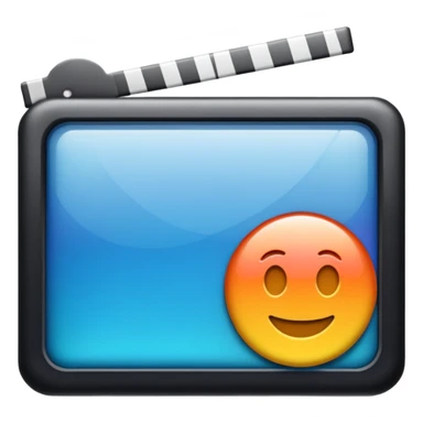 mac os icon physical film cinema sticker