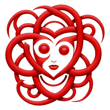 Gaara's sign in Naruto that means love sticker