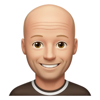 Alan Shearer bald sticker