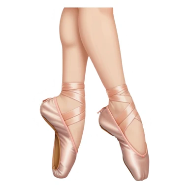 female foot in pointed ballet position sticker