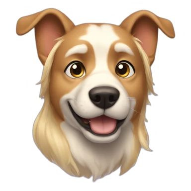 dog raiponce  sticker