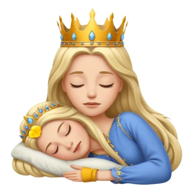 Sleeping Queen sticker