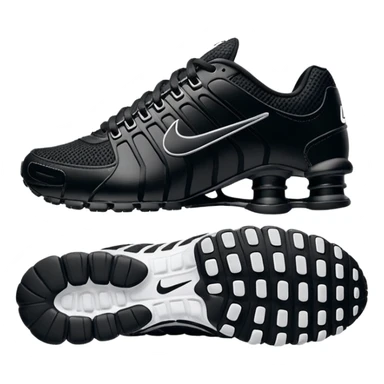 Nike shox tl black sticker