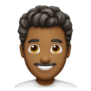 HOMBRE FELIZ CABELLO CORTO sticker