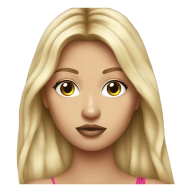 Sad victoria secret model blonde sticker