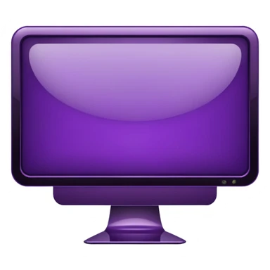 dark purple wide monitor sticker