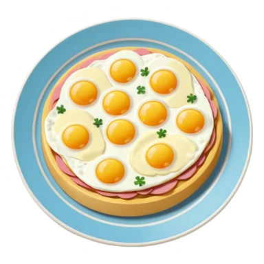 Toki Doki SPAM and eggs plate sticker