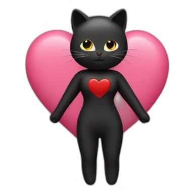 Heart-shaped catsuit sticker