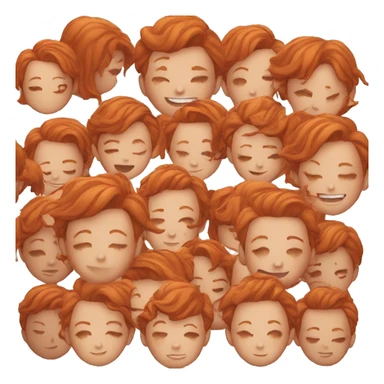 Loving an redhead sticker