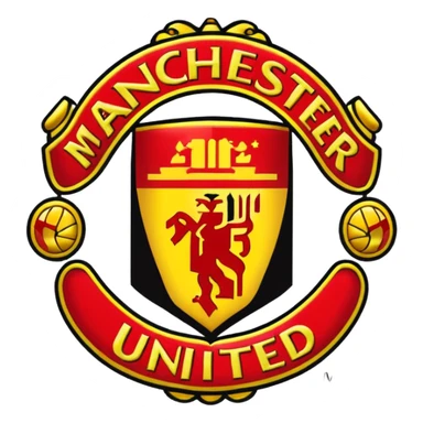 Manchester united logo sticker